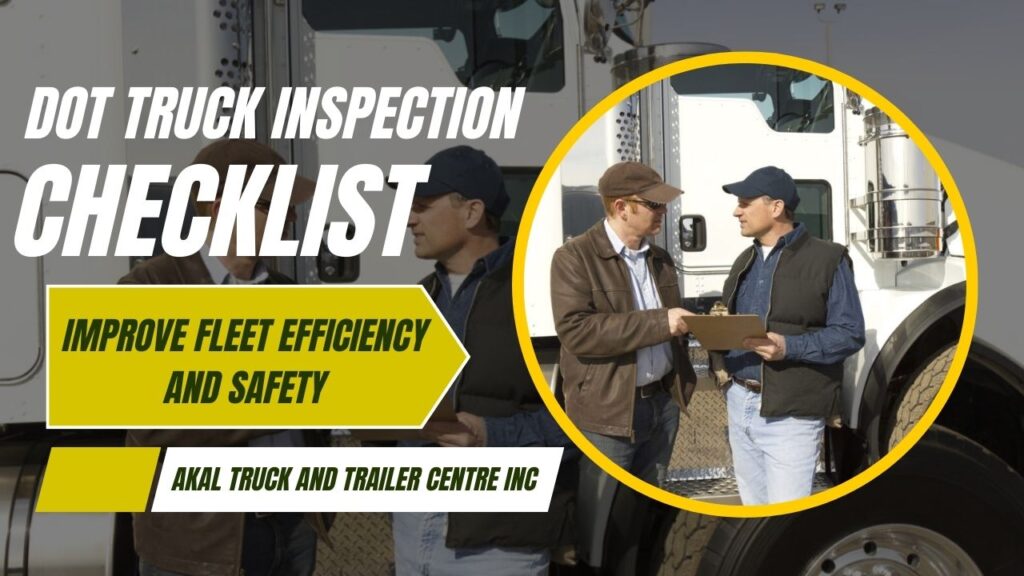DOT truck inspection checklist