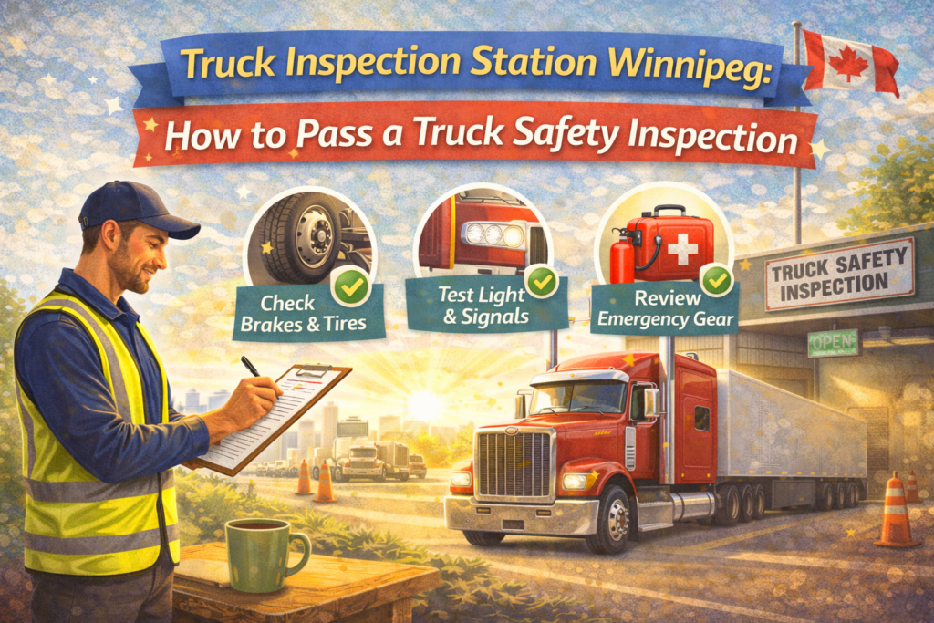 truck inspection station Winnipeg