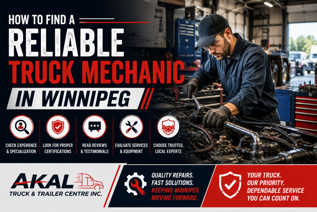 Reliable Truck Mechanic Winnipeg