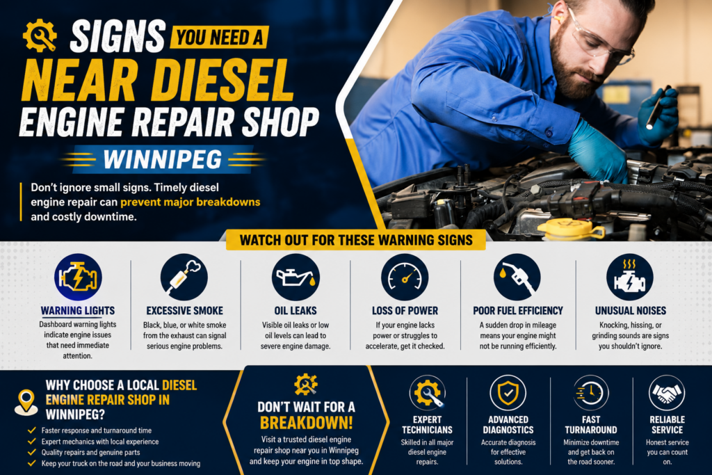 Diesel engine service Winnipeg