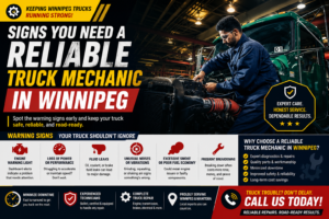 Signs your truck needs a mechanic in Winnipeg