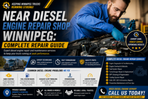 Diesel engine smoke diagnosis Winnipeg for commercial trucks