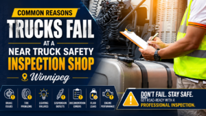 Truck tire inspection Winnipeg for commercial vehicle safety