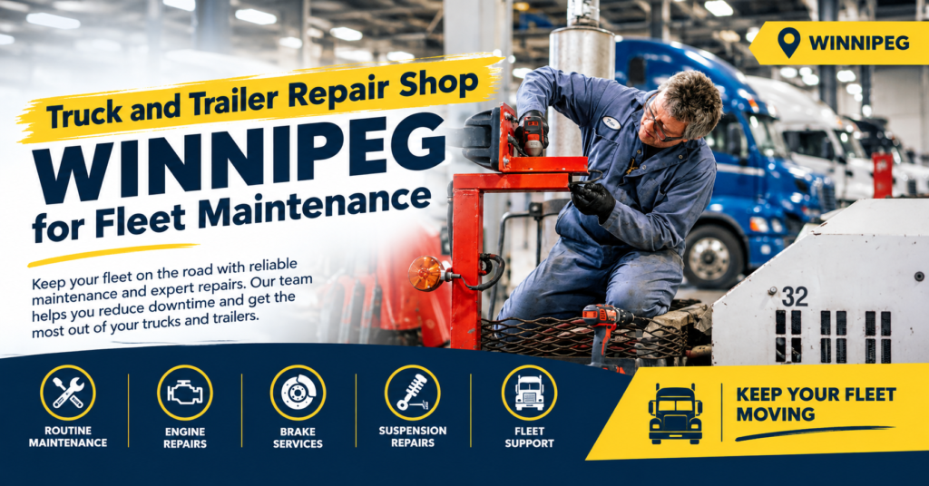 Winnipeg truck fleet maintenance company for commercial fleets