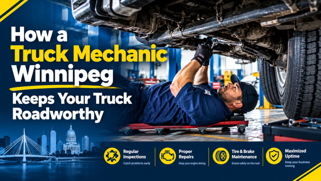 Roadworthy truck maintenance checklist by a Winnipeg truck mechanic