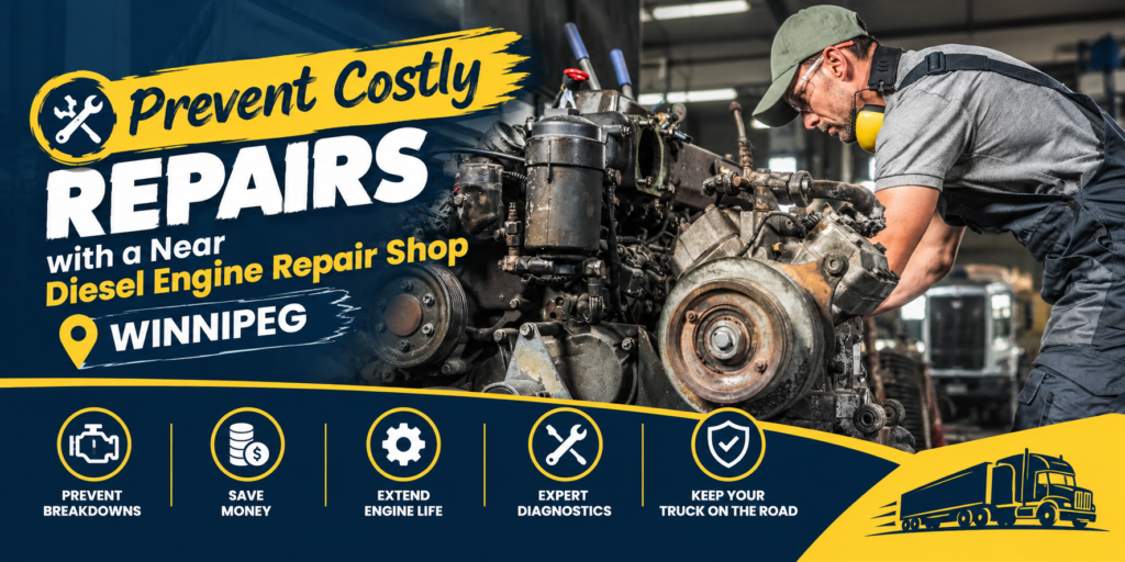 Truck engine diagnostic service Winnipeg for diesel trucks