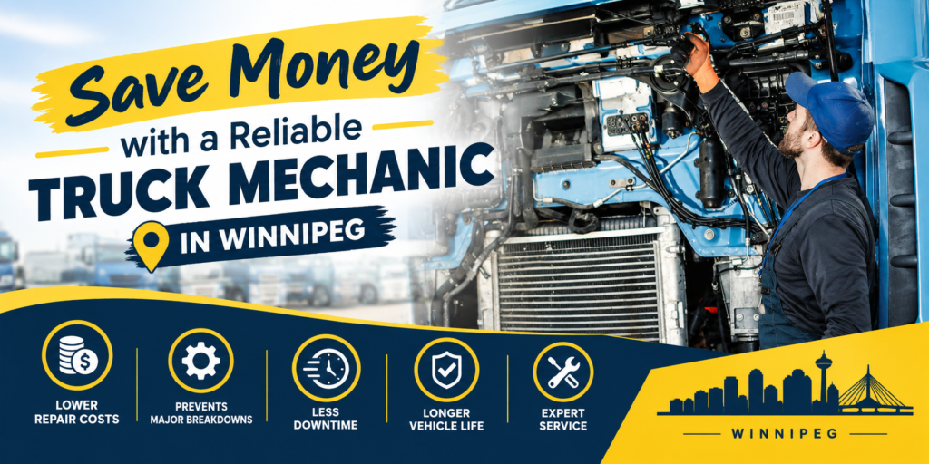 Truck maintenance to reduce repair costs in Winnipeg