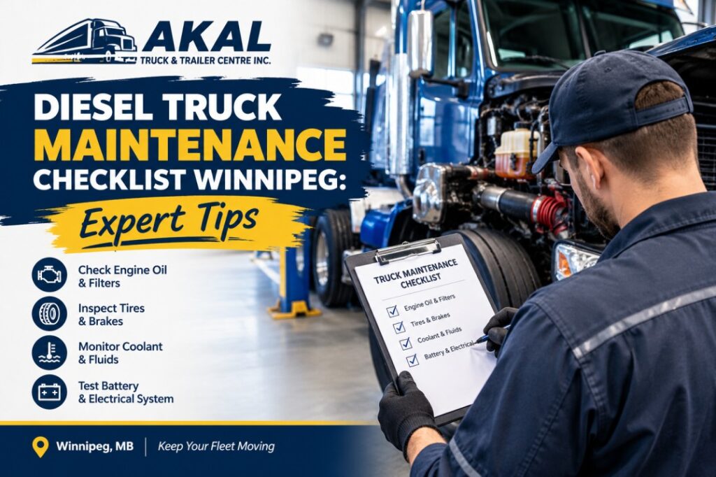Diesel truck maintenance checklist Winnipeg