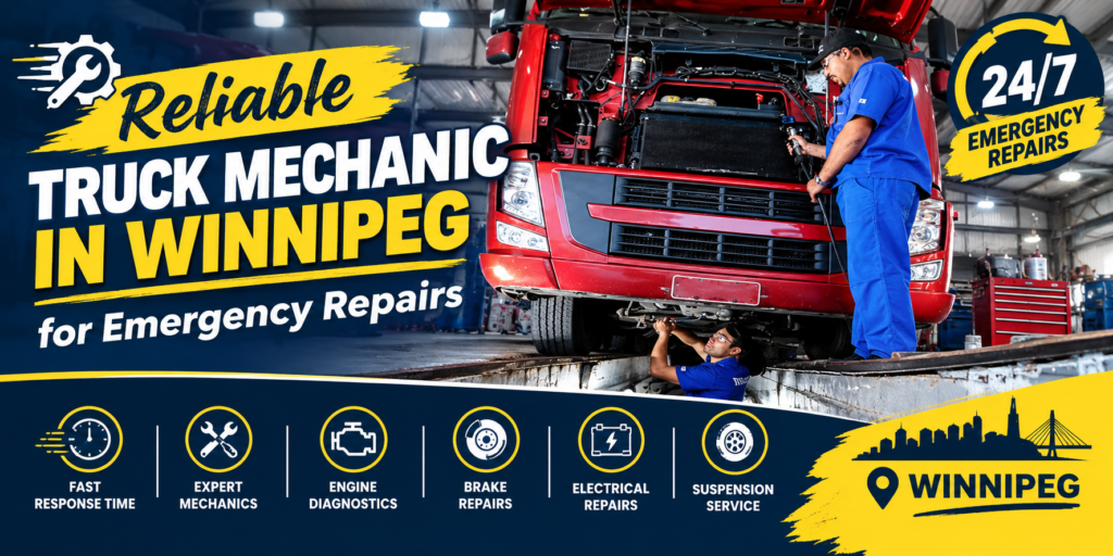 truck won't start repair Winnipeg for commercial diesel truck emergency repairs