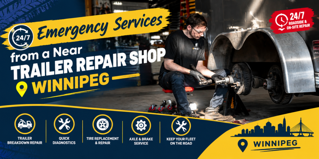 After hours trailer repair Winnipeg for emergency trailer service