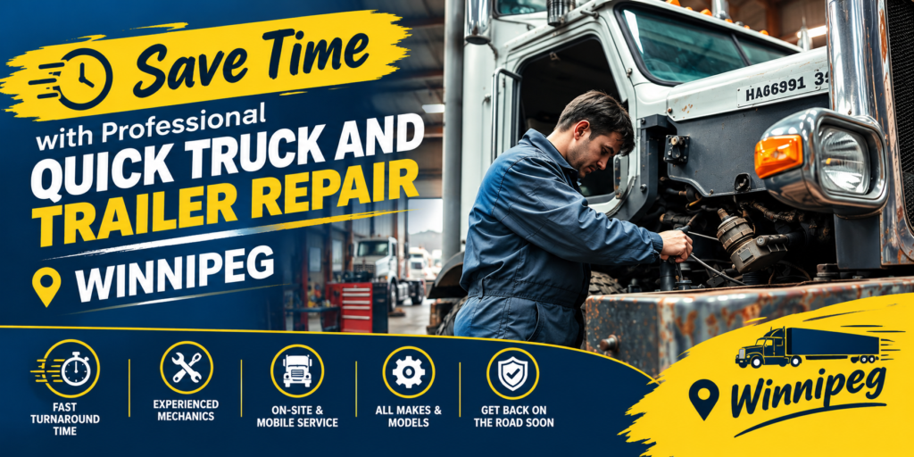 commercial trailer suspension service Winnipeg for heavy-duty trailer maintenance